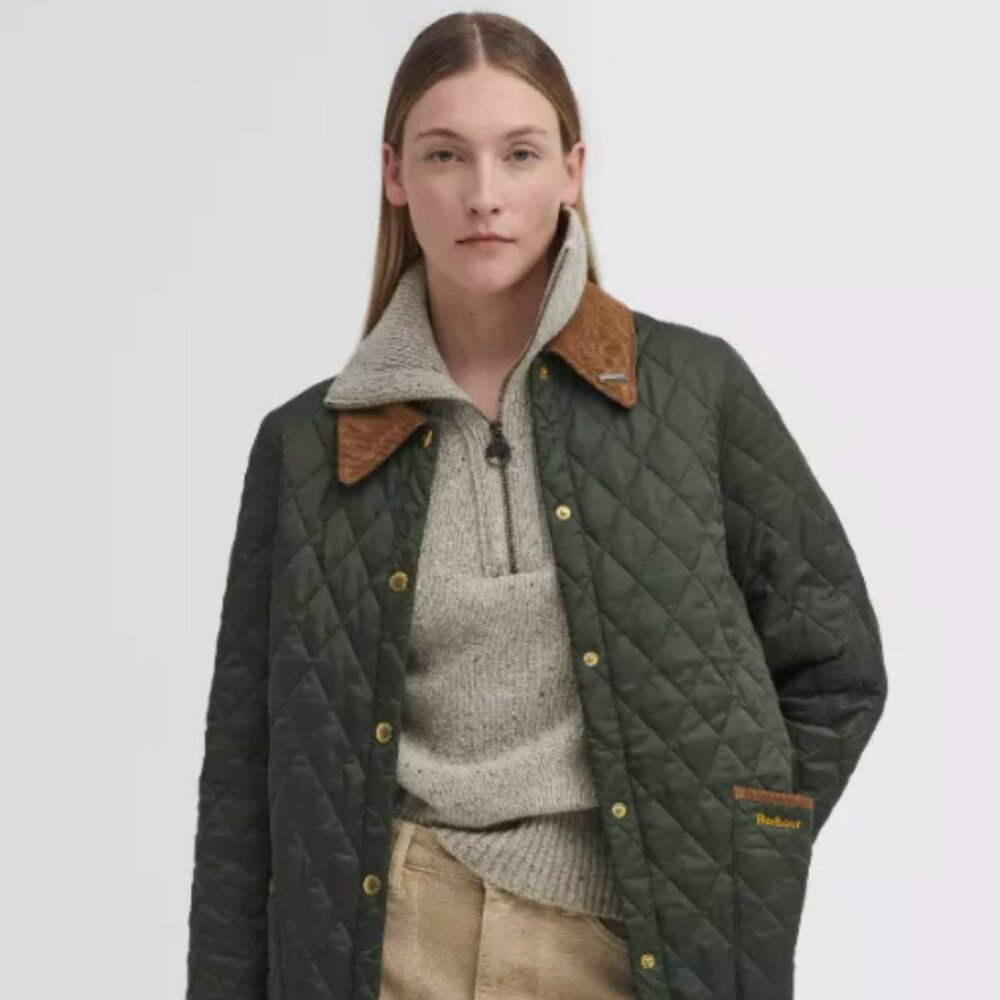 Barbour 30th Anniversary Modern Liddesdale -Olive/Clas MSRP$430 BRITISH ELEGANCE - Picture 6 of 16
